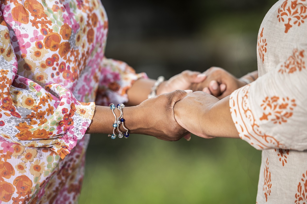 together, hands, prayer